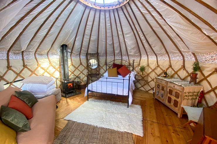 Wild in Style Yurts at Ousby